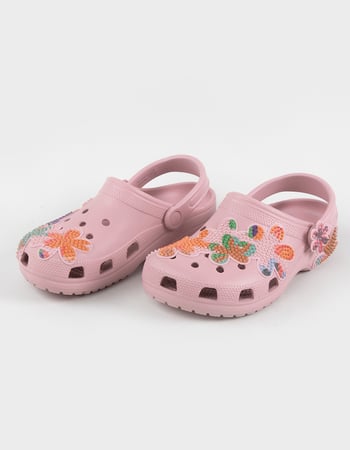CROCS Classic Summer Womens Beaded Clogs Alternative Image