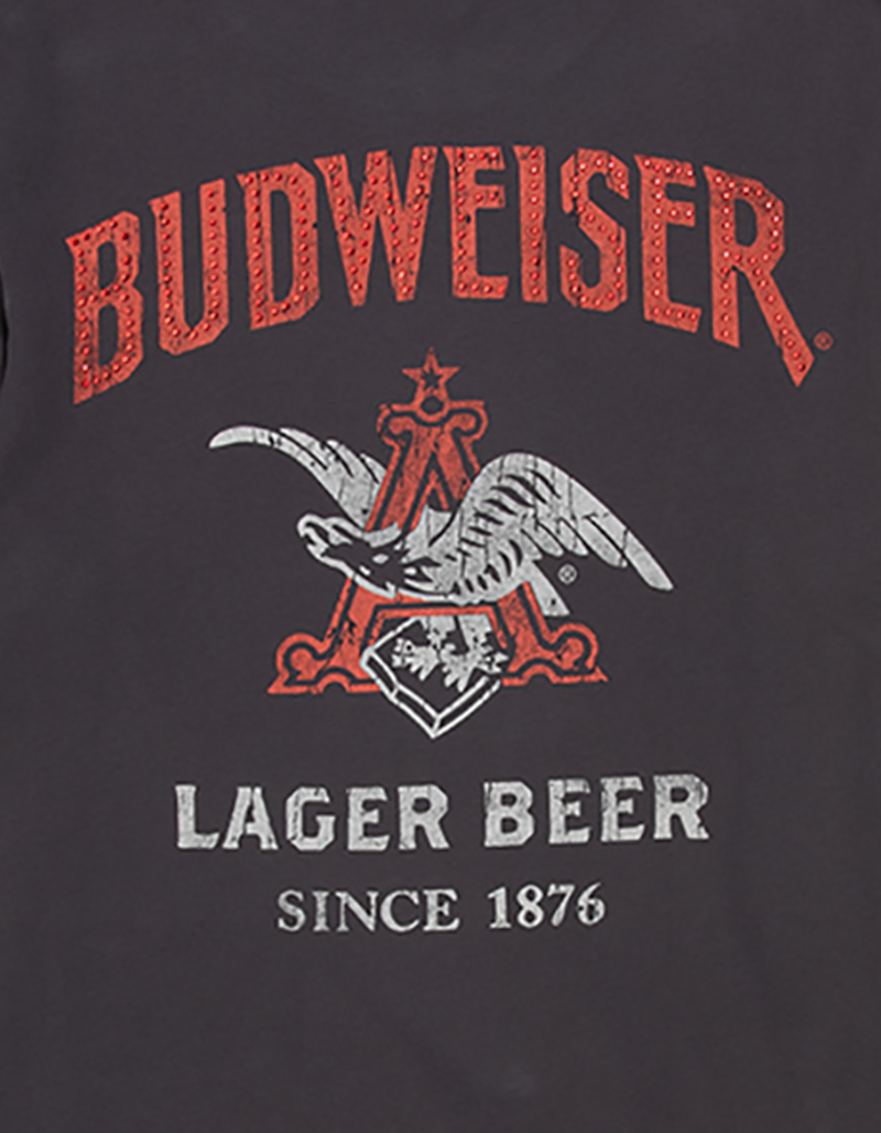 BUDWEISER Eagle Rhinestone Mens Boxy Tee image number 2