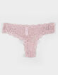 FULL TILT Allover Lace Thong image number 1