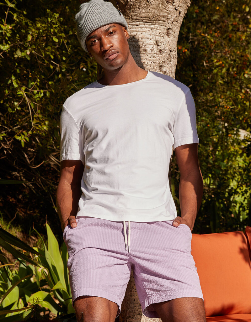 RSQ Mens Seersucker Pull On Shorts image number 7