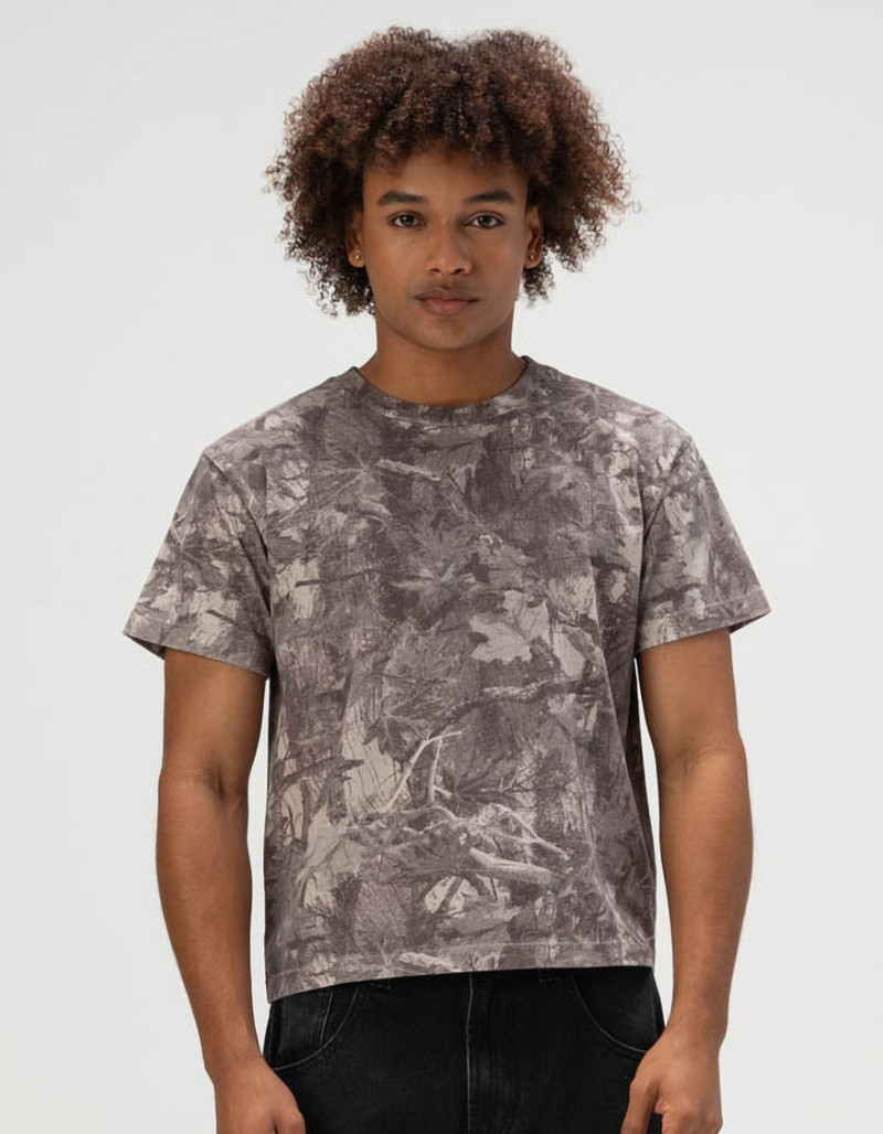 RSQ Mens Washed Shrunken Tee image number 2