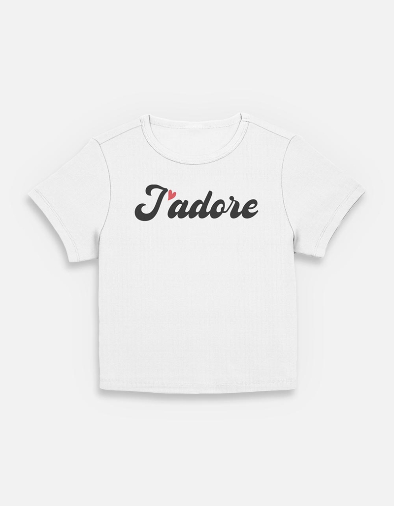 HEART J'adore Womens Baby Tee image number 0