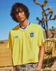 RSQ Mens Brazil Baggy Crop Soccer Jersey image number 1