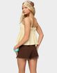 EDIKTED Byrdie Ruched Babydoll Tank Top image number 3