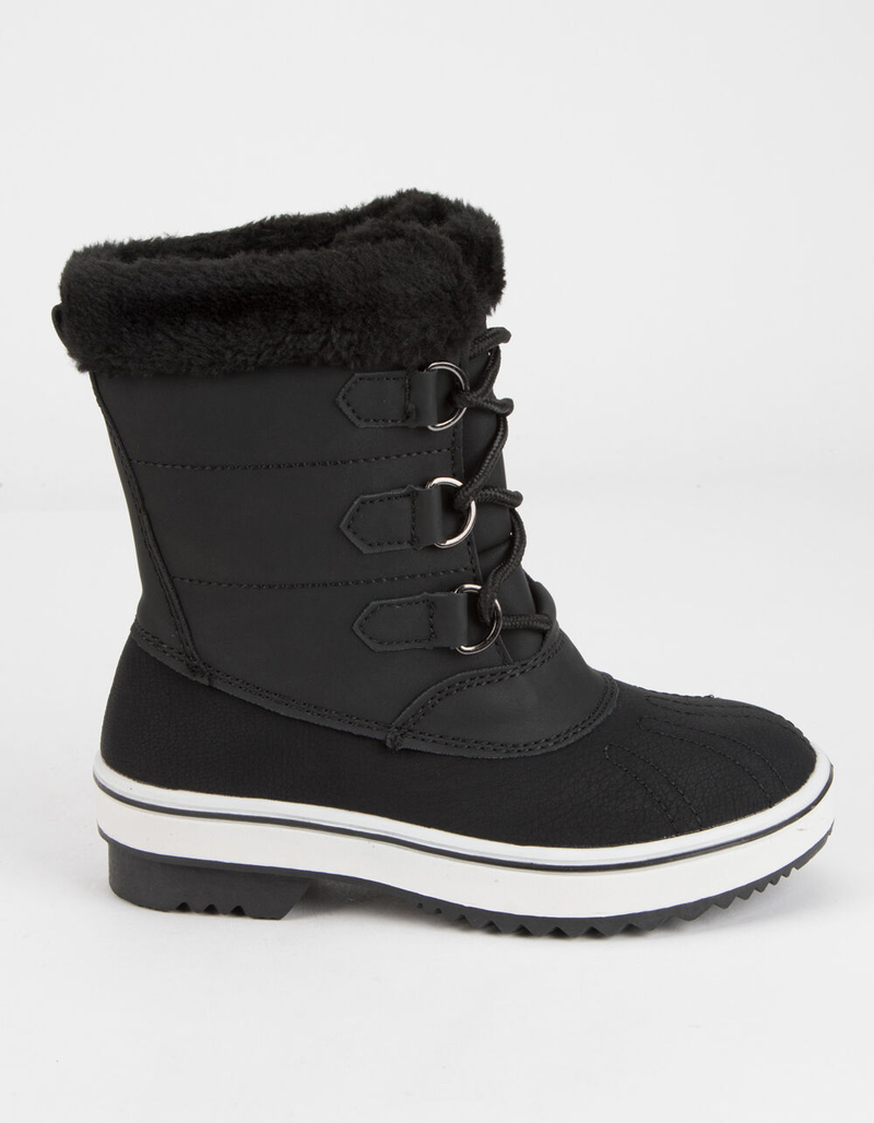 LUCKY TOP Black Girls Winter Boots image number 0