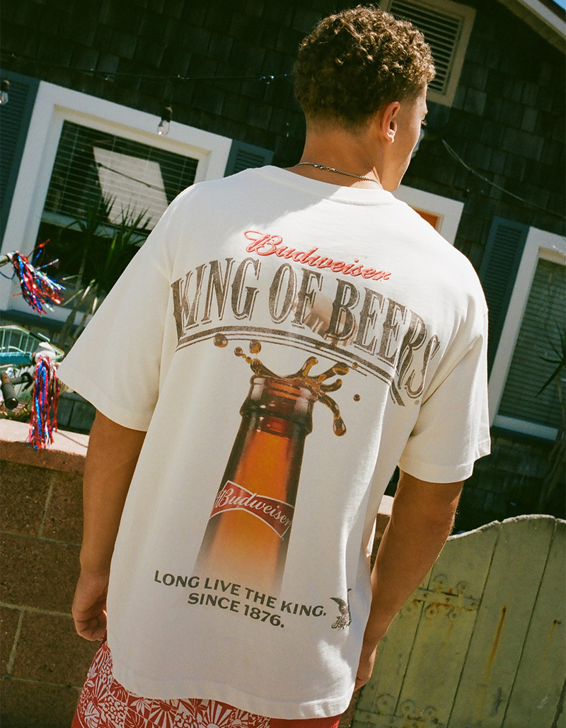 BUDWEISER King Of Beers Mens Boxy Tee image number 0