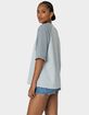 EDIKTED Oversized Raglan Waffle Tee image number 3
