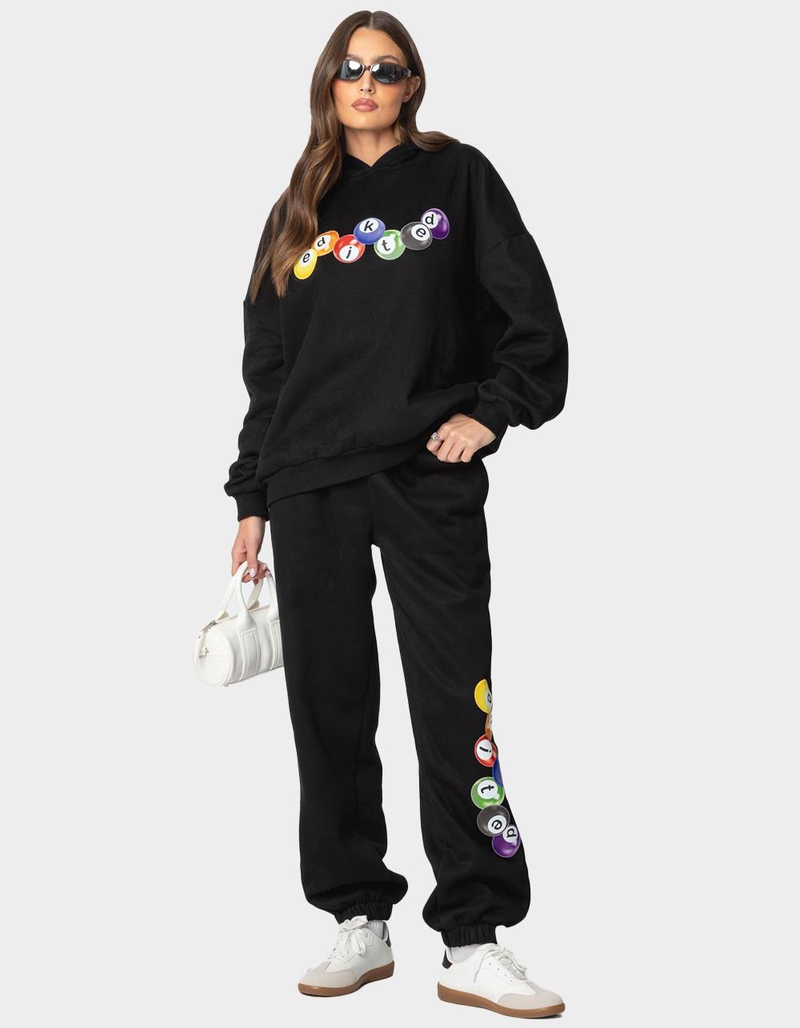 EDIKTED Billiard Oversized Hoodie image number 1