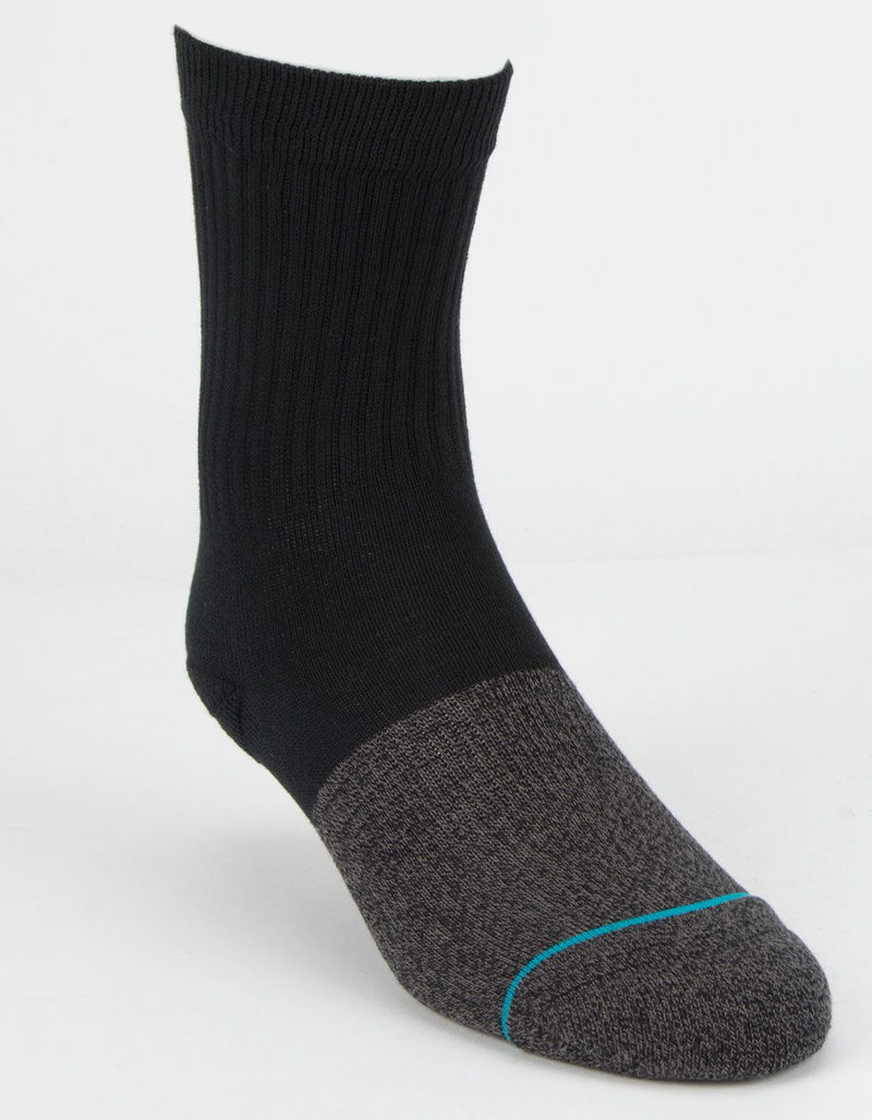 STANCE 3 Pack Black Boys Crew Socks image number 0