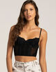 TILLYS Lace Corset Womens Top image number 1