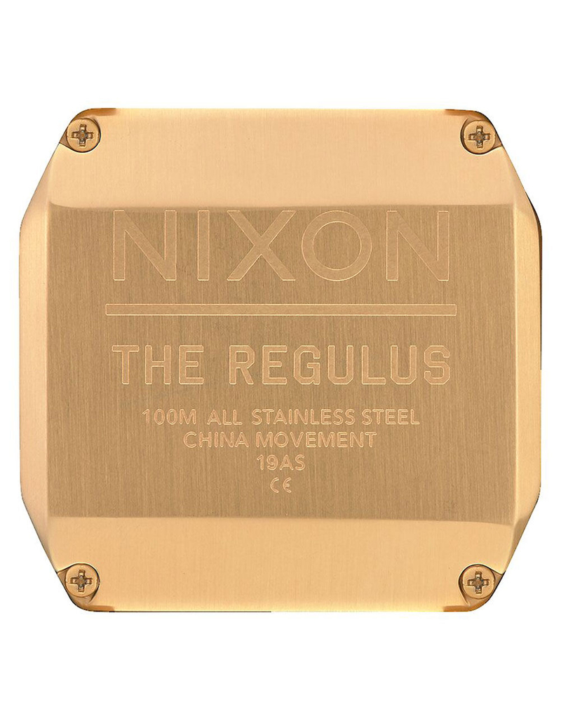NIXON Regulus Stainless Steel Gold Watch image number 3