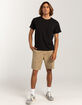 RSQ Mens Mid Length  9" Chino Shorts image number 6