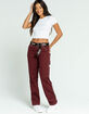 DICKIES Belted Womens Port Carpenter Pants image number 5