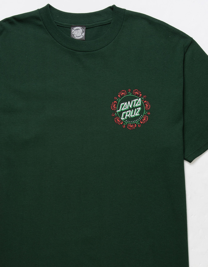 SANTA CRUZ Ring Rose Dot Mens Tee image number 3