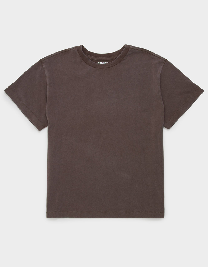 RSQ Mens Washed Shrunken Tee image number 1