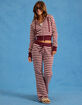 TILLYS Womens Stripe Bootcut Sweatpants image number 1