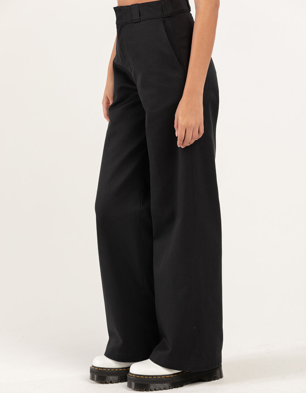 DICKIES Womens Wide Leg Work Pants - BLACK | Tillys