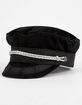BRIXTON Albany Black & Silver Womens Fiddler Cap image number 1