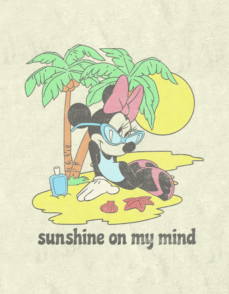 DISNEY Minnie Mouse Beach Unisex Tee image number 1