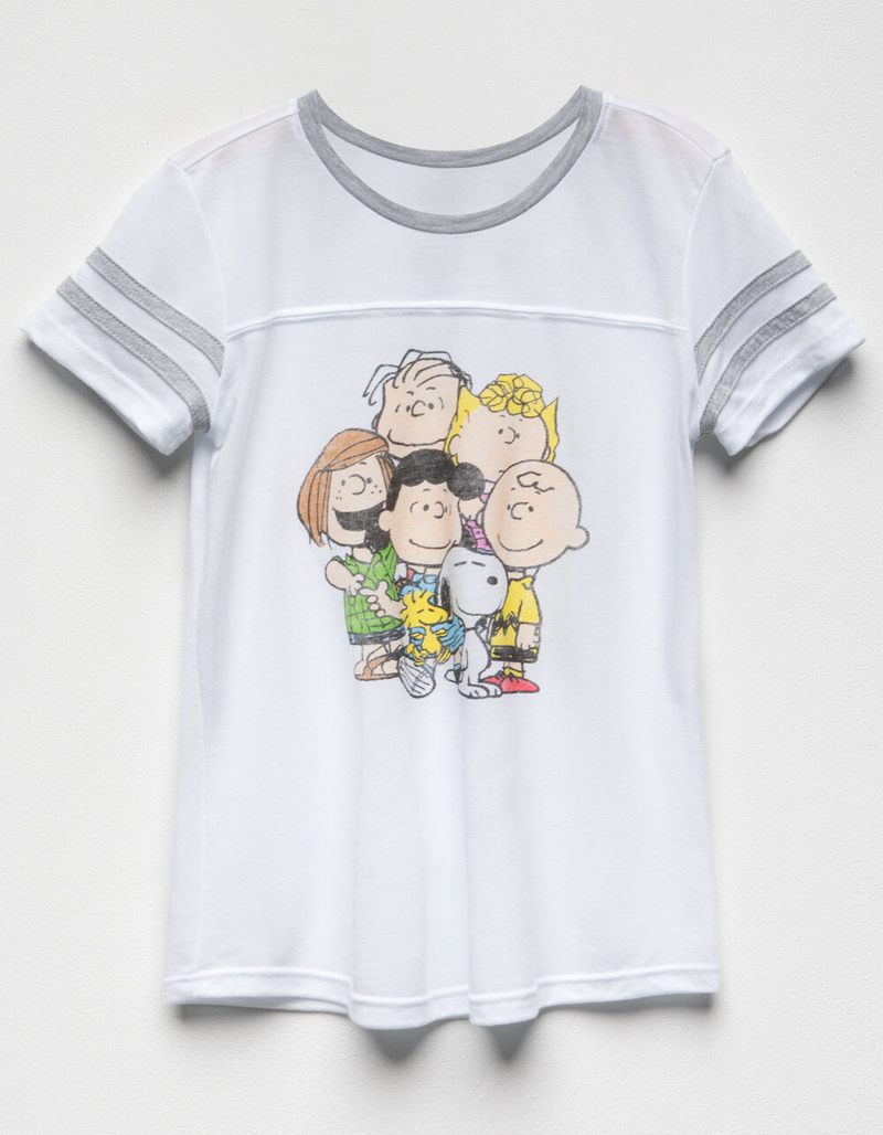 MIGHTY FINE Peanuts Girls Varsity Tee image number 0
