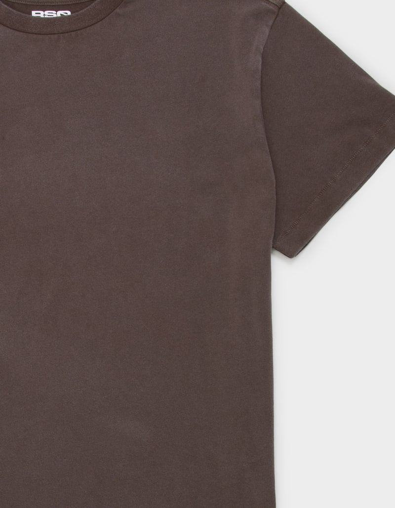 RSQ Mens Washed Shrunken Tee image number 2