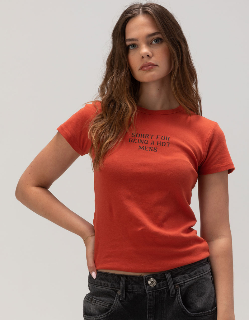 BDG Urban Outfitters Hot Mess Womens Baby Tee image number 0