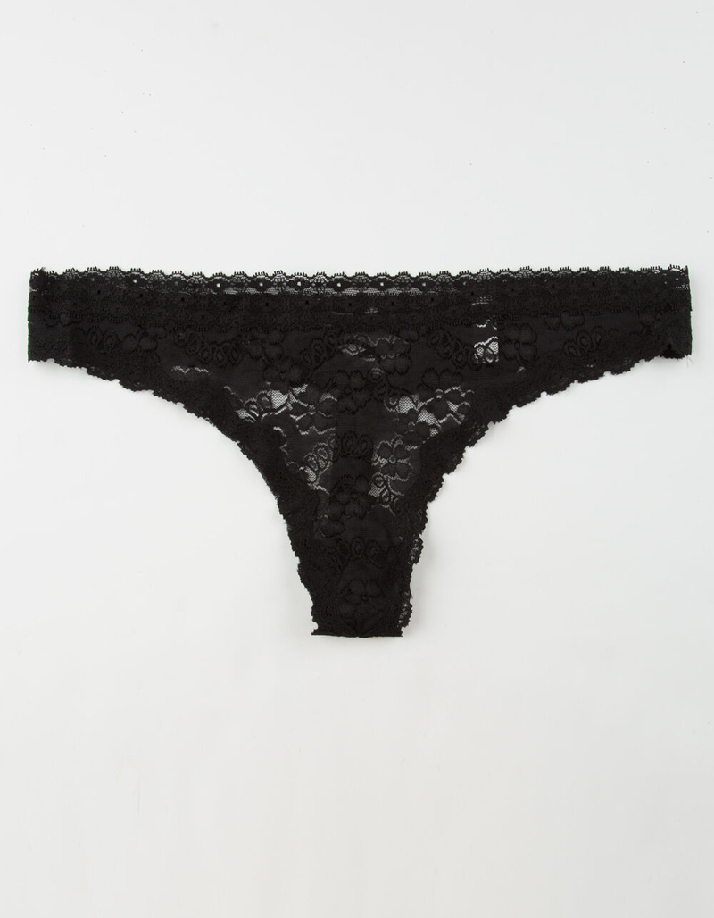 FULL TILT How Can I Hurt Black Thong image number 0