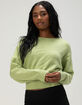 JUST POLLY Womens Banded Bottom Sweater image number 1