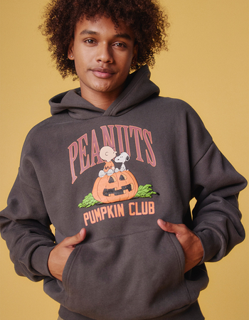 RSQ x Peanuts Pumpkin Club Mens Oversized Hoodie Primary Image