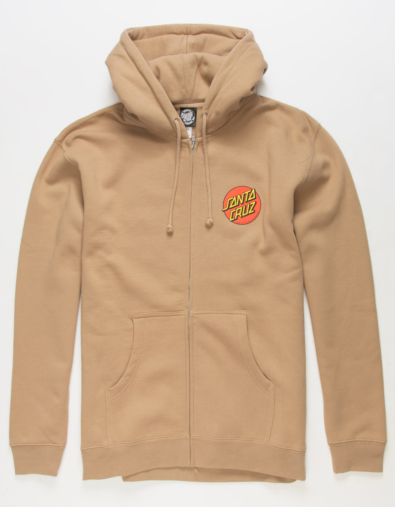 SANTA CRUZ Classic Dot Mens Zip-Up Hoodie image number 1