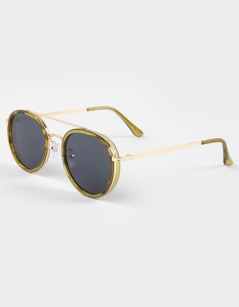 RSQ Canberra Retro Aviator Sunglasses image number 0