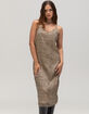NOISY MAY Melina Singlet Leopard Womens Dress image number 2