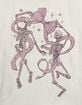 SKELETON Bow Dance Unisex Tee image number 2