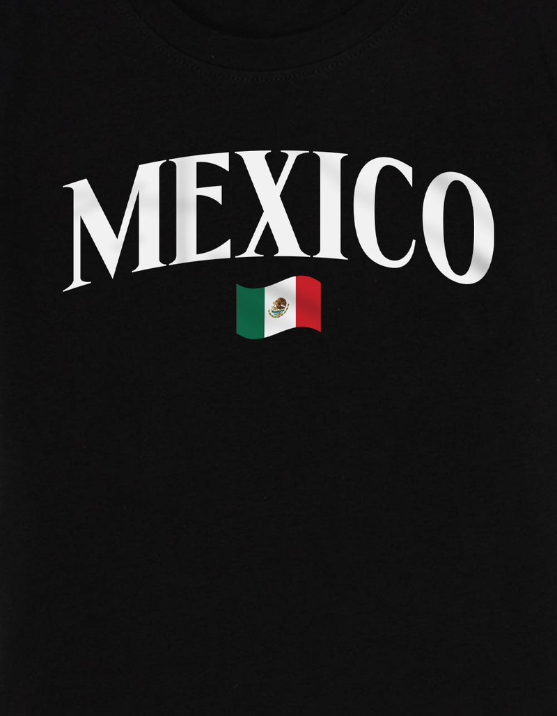 MEXICO Flag Womens Baby Tee image number 2