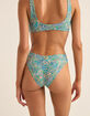 RHYTHM Cabo Paisley Holiday Womens Cheeky Bikini Bottoms image number 3