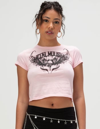 METAL MULISHA Bad Womens Baby Tee Primary Image