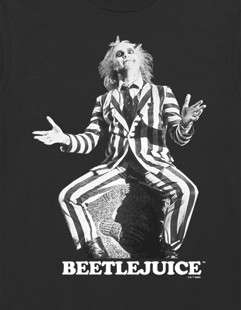 BEETLEJUICE Black And White Photo Unisex Tee BLACK Tillys