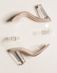 STEVE MADDEN Camille Clear Womens Heeled Sandals image number 1