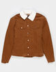 RSQ Mens Corduroy Sherpa Trucker Jacket image number 2