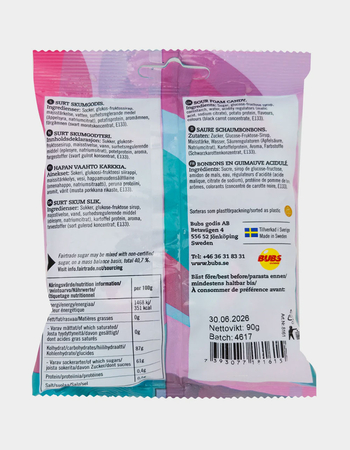 BUBS Goody Raspberry Blueberry Sour Candy Alternative Image