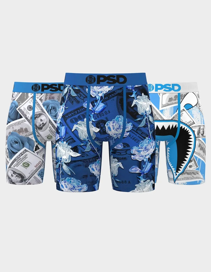 PSD The Blues 3 Pack Mens Boxer Briefs image number 0
