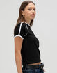 OBEY Diversion Womens Fitted Raglan Tee image number 3