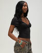 RUSTY Christina Womens V-Neck Jersey Top image number 3