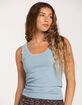 TILLYS Lace Trim Womens Tank Top image number 1