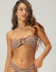 DAMSEL Ring Texture Bandeau Bikini Top image number 1