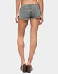 EDIKTED Jagger Low Rise Denim Shorts image number 3