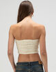 FULL TILT Texture Cinch Womens Tube Top image number 4