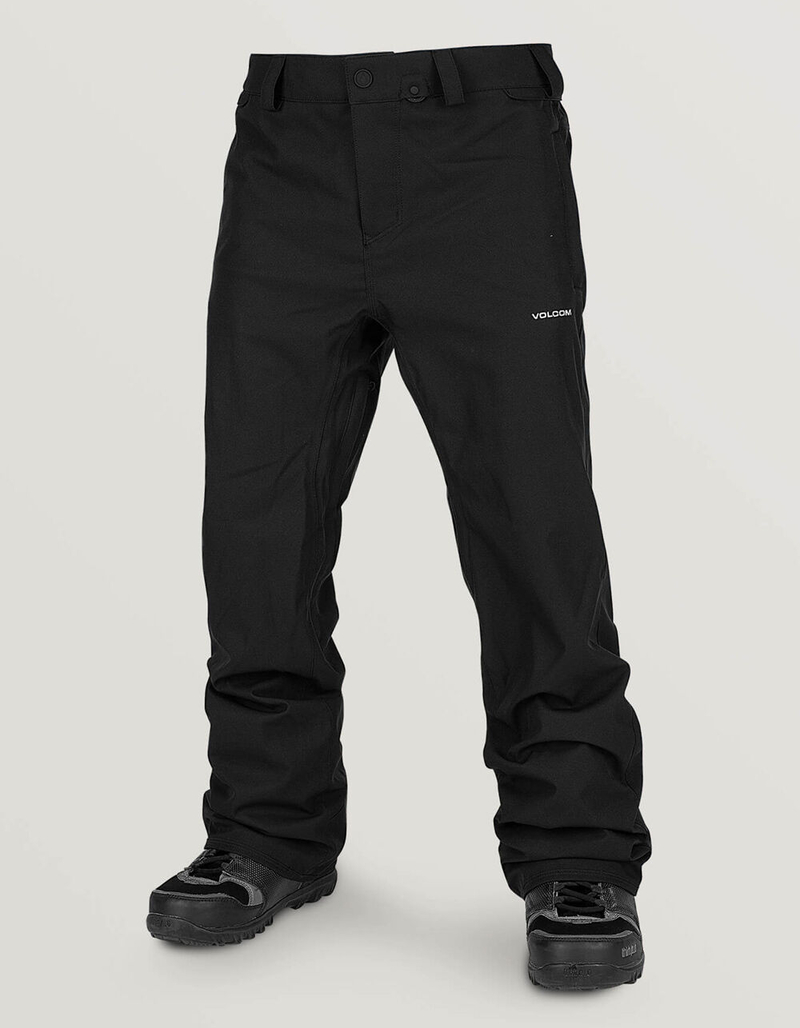 VOLCOM Freakin Mens Black Snow Chinos image number 0