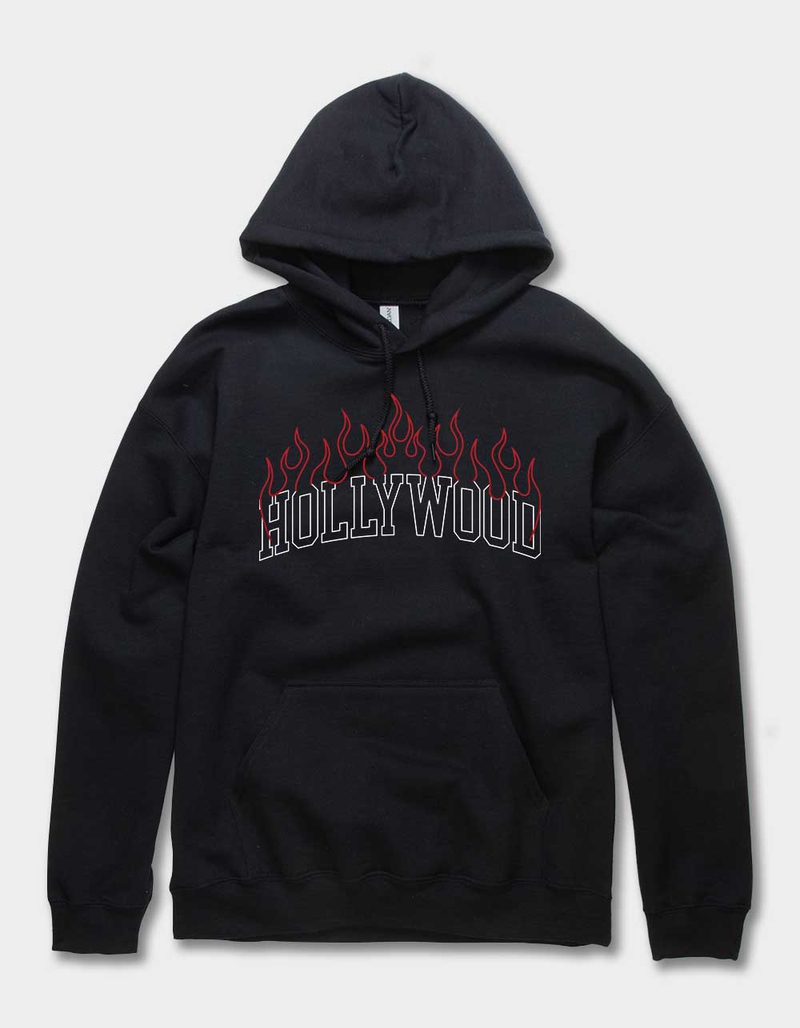 HOLLYWOOD Flames Unisex Hoodie image number 0