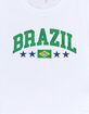 BRAZIL Flag Soccer Womens Baby Tee image number 3